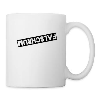 falschrum - Tasse - Weiß - Rechts