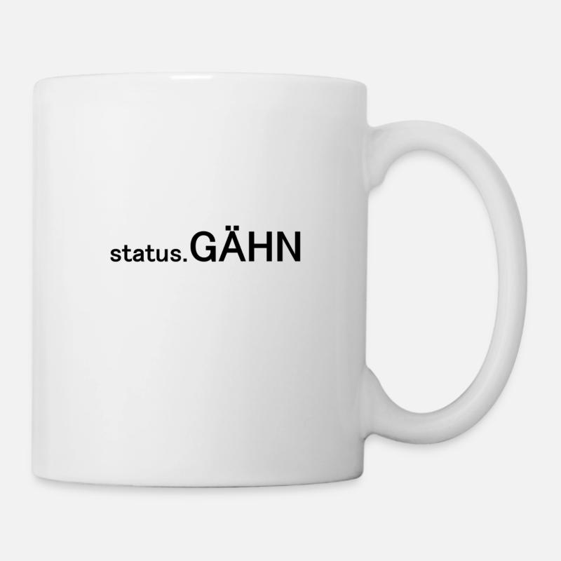 Etat bâillement - Mug blanc - blanc