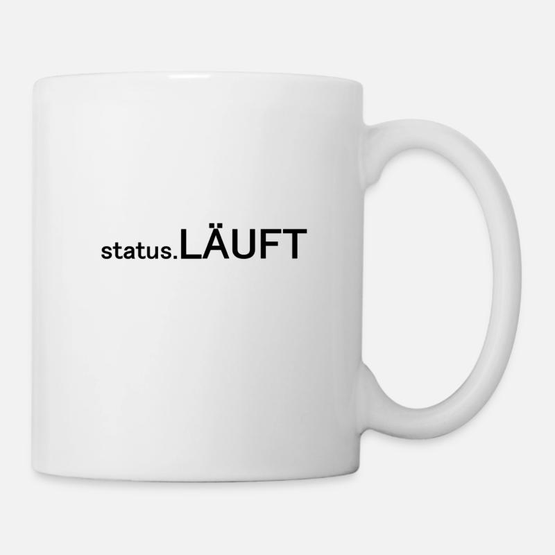 Status Läuft - Tasse - Weiß