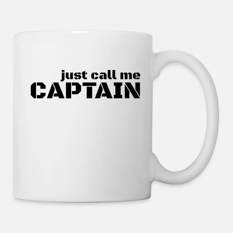 just call me captain - Mug - white