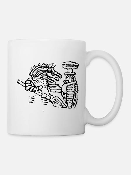 Ulfhedinn - Wolfskrieger - Tasse - Weiß