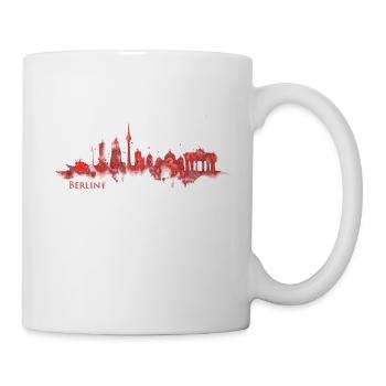 Berlin Skyline - Tasse - Weiß - Rechts