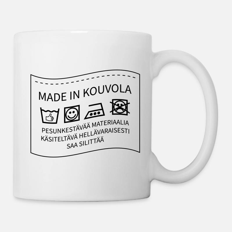 Fabriqué à Kouvola - Mug blanc - blanc