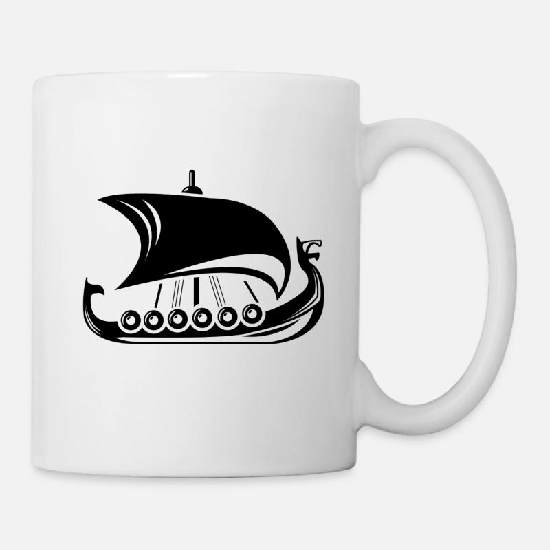 Viking ship - Mug - white