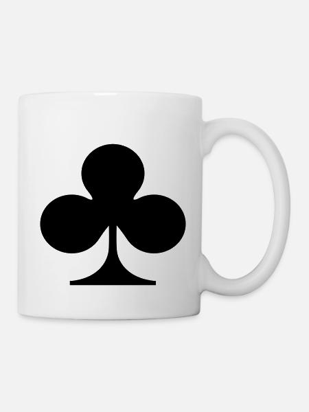Karten - Tasse - Weiß