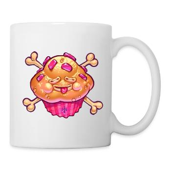 Muffin heureux - Mug blanc - blanc - Droite