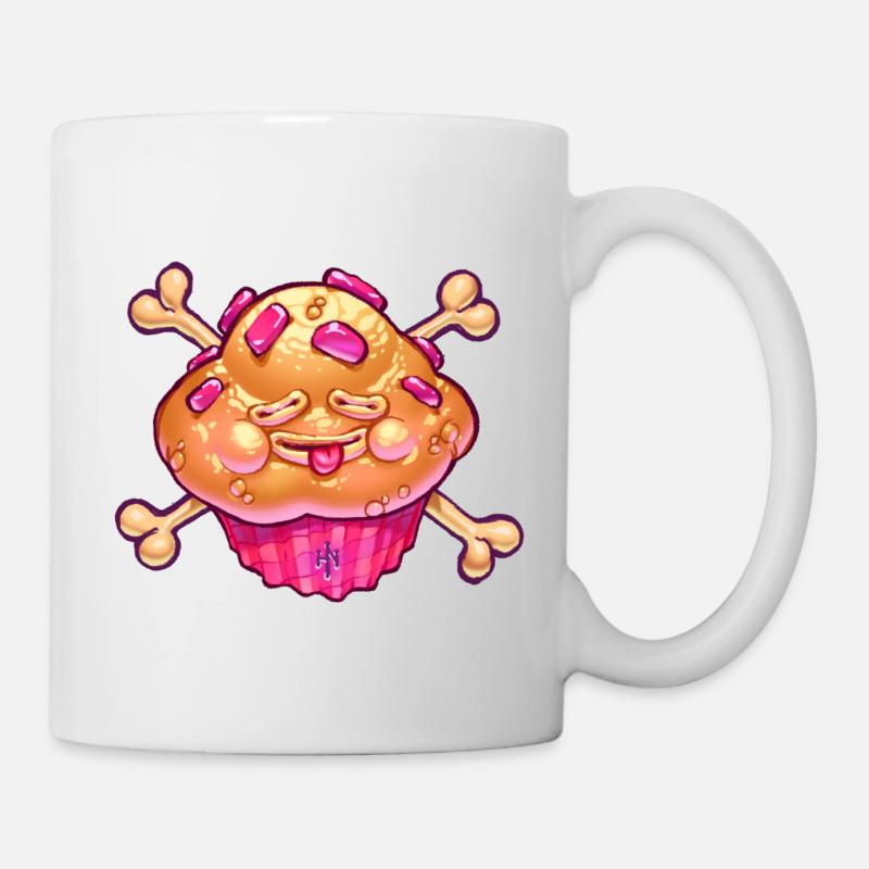 Happy Muffin - Tasse - Weiß