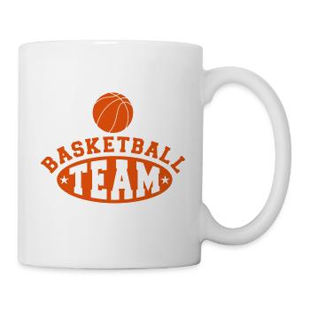 Basketball Team - Tasse - Weiß - Rechts