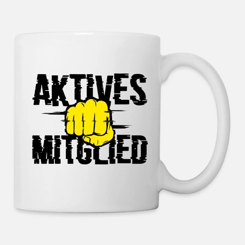 Aktives Mitglied - Tasse - Weiß