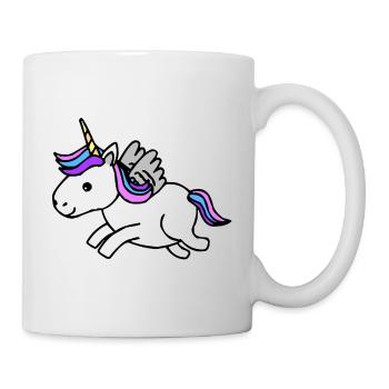 Unicorn Unicorn Mythical Creature Cartoon - Mug - white - Right