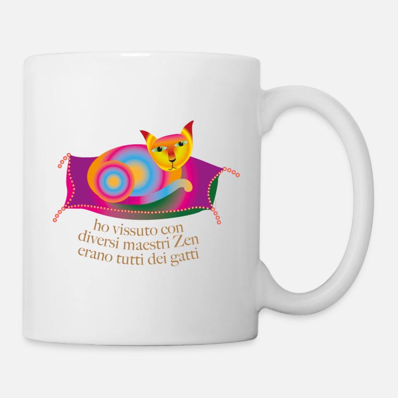 katze 2 - Tasse - Weiß