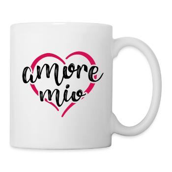 Amore mio in the heart - Mug - white - Right
