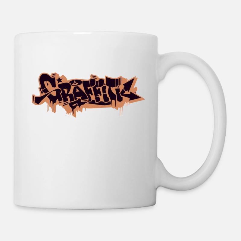 GRAFFITI - Mug blanc - blanc
