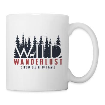 Wanderlust - Tasse - Weiß - Rechts