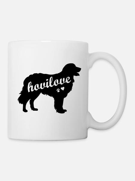 Hovilove Hovawart chien propriétaire de chien chien personne - Mug blanc - blanc
