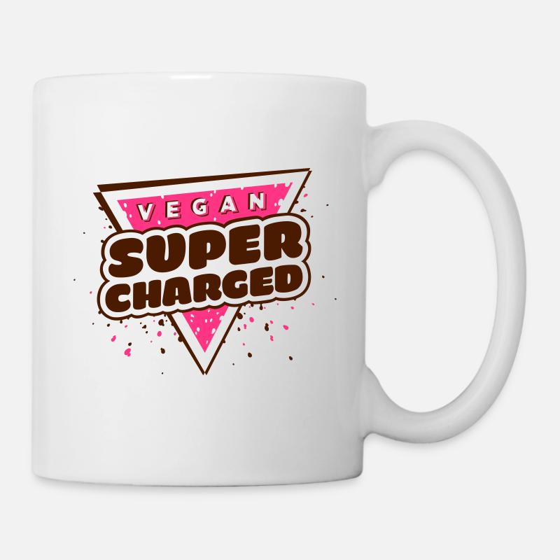 Vegan Supercharged - Mug - white