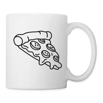 Pizza - what else - Tasse - Weiß - Rechts