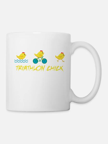 Triathlon Chick - Tasse - Weiß