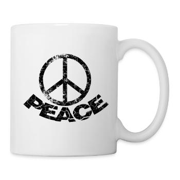 paix - Mug blanc - blanc - Droite