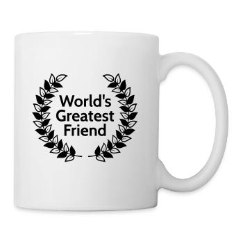 worlds greatest friend - Mug blanc - blanc - Droite