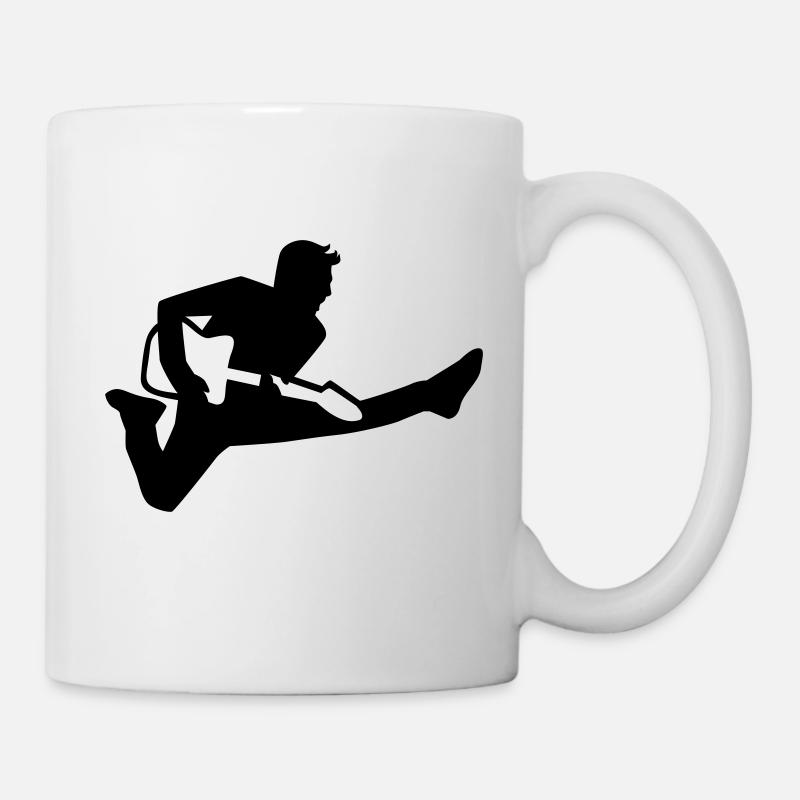Gitarre - Tasse - Weiß