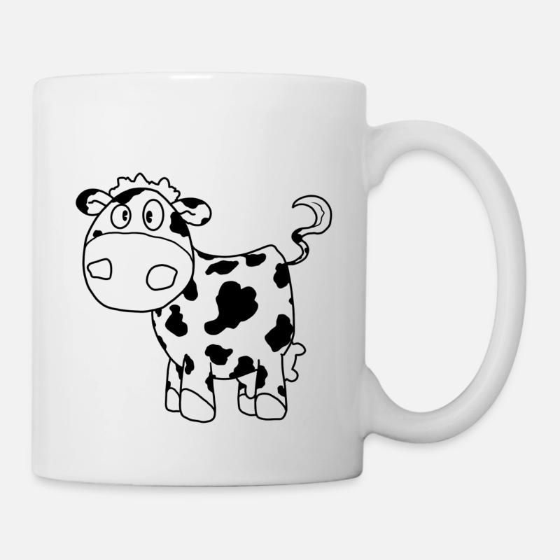 vache - Mug blanc - blanc