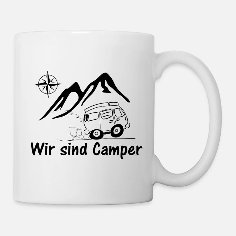 Wir sind Camper - Tasse - Weiß