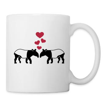 Tapir - Tasse - Weiß - Rechts