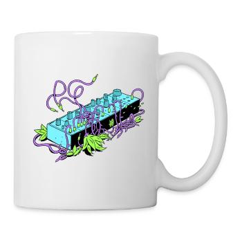 Modular Synthesizer - Black & Purple - Mug - white - Right