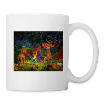 Mushroom party - Mug blanc - blanc - Droite