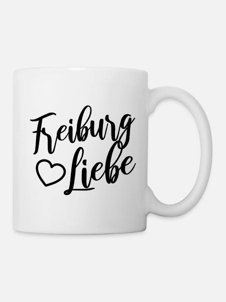 Freiburg Liebe - Tasse - Weiß