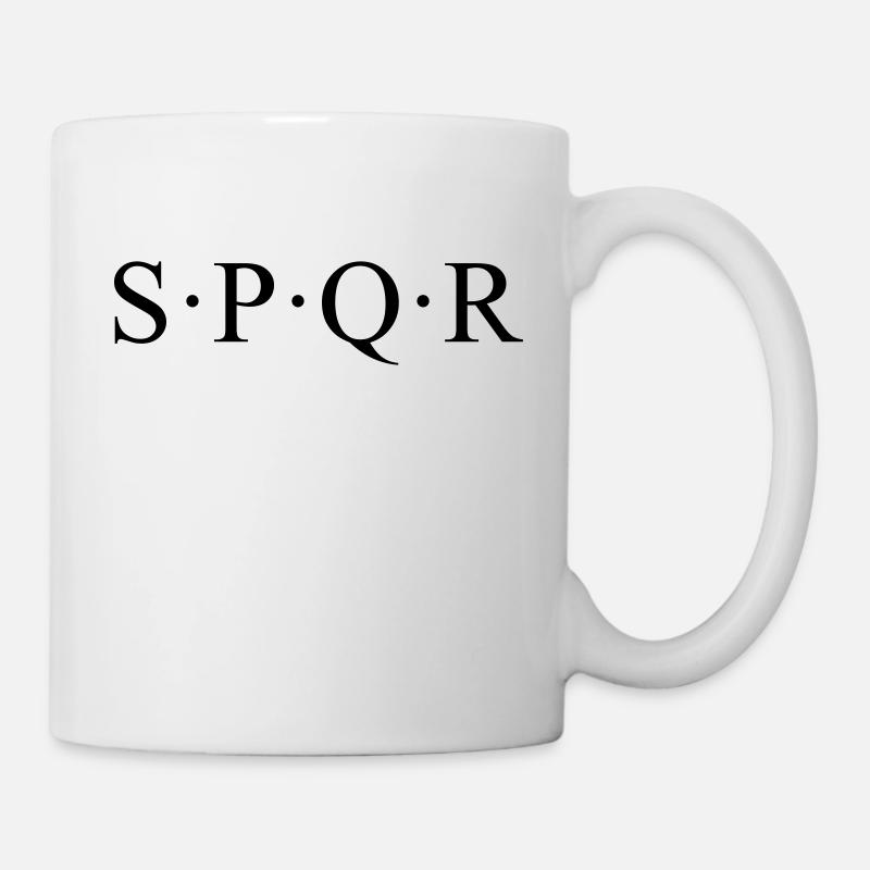 SPQR - Tasse - Weiß