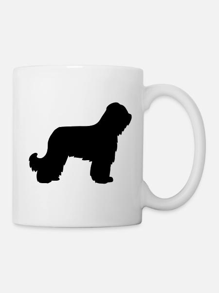 Briard - Tasse - Weiß