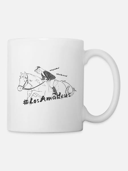 Bibi und Tina 'Tina und Amadeus Los Amadeus' - Tasse - Weiß