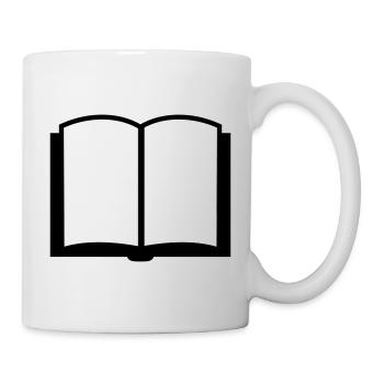 livre - Mug blanc - blanc - Droite