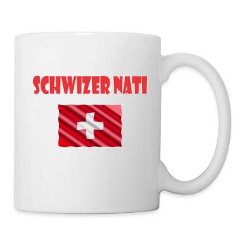 Fanartikel Schweiz Nationalmanschaft - Tasse - Weiß - Rechts
