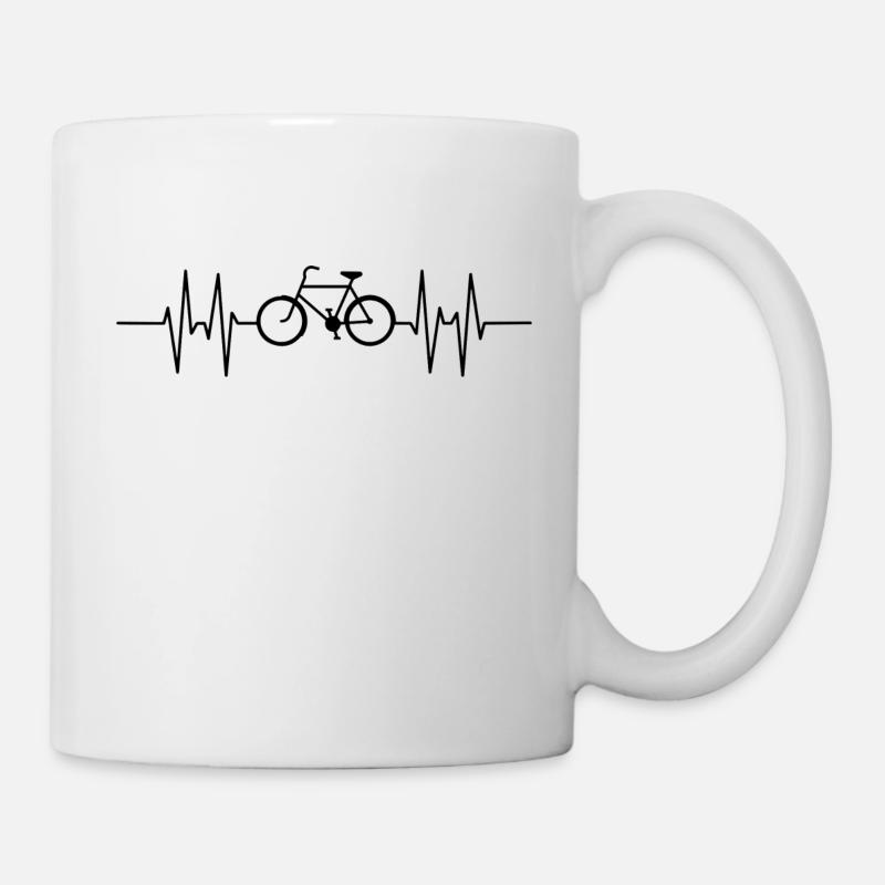 Fahrrad - Tasse - Weiß