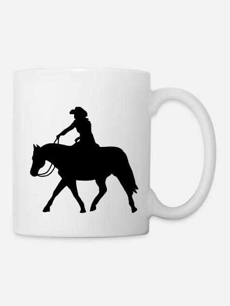Ranch Riding extendet Trot - Tasse - Weiß