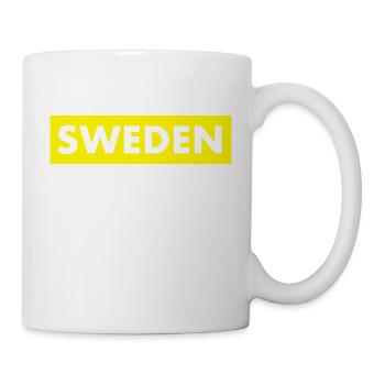 Suède Suède drapeau suédois - Mug blanc - blanc - Droite