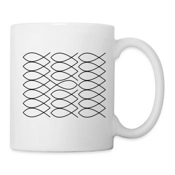 Fish - swim against the current - Mug - white - Right