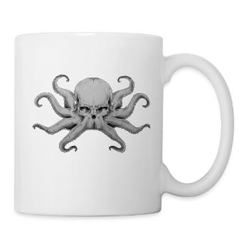 Octopus Skull - Tasse - Weiß - Rechts