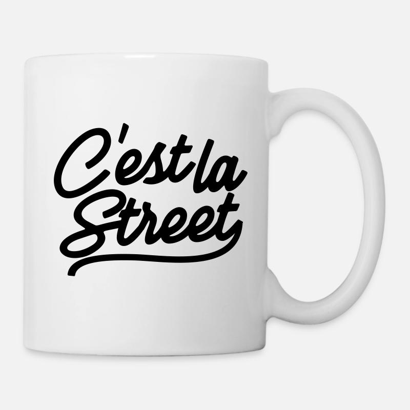 C'est la street - Mug blanc - blanc