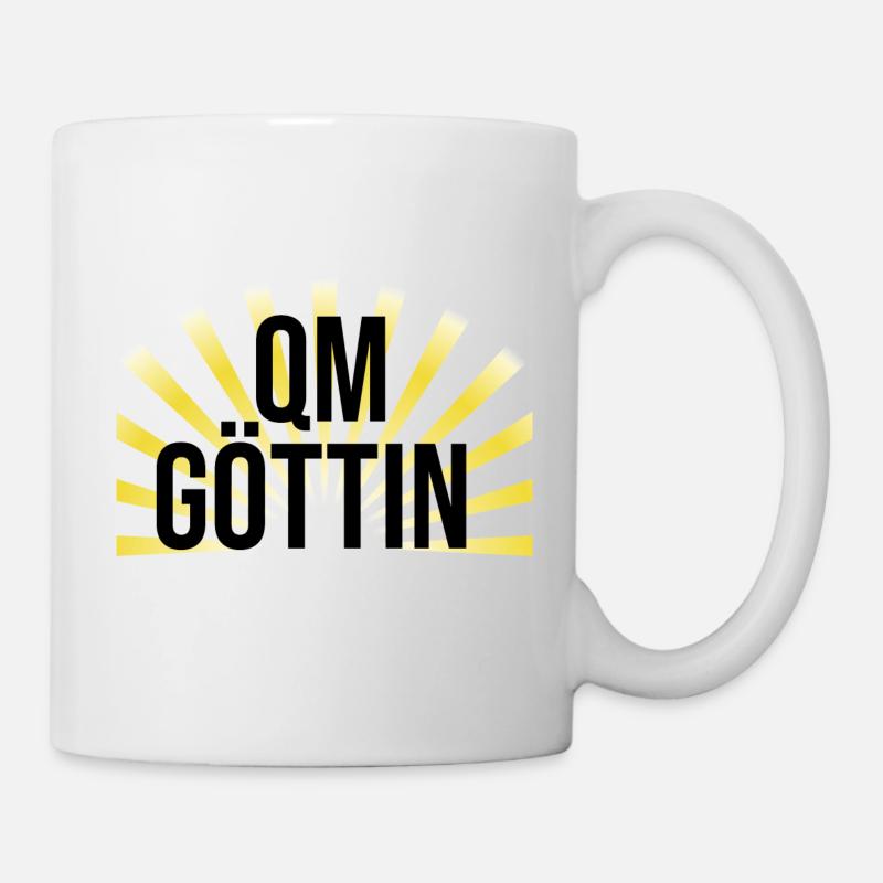 sqm goddess black - Mug - white