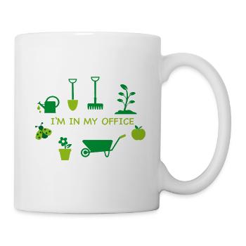 Garden - I'm in my office - Mug - white - Right