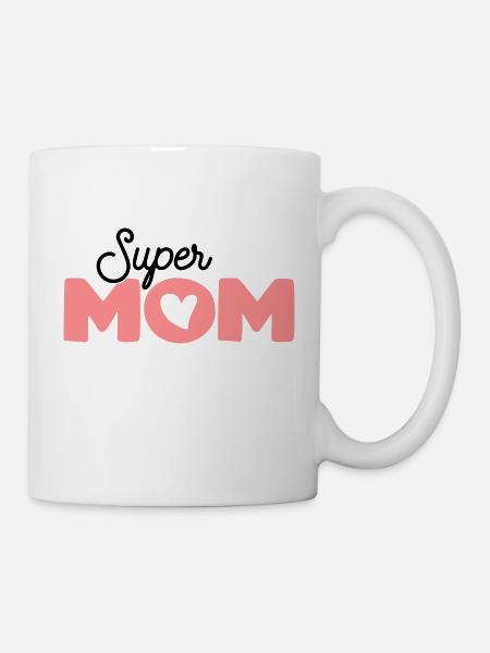 Super maman. - Mug blanc - blanc