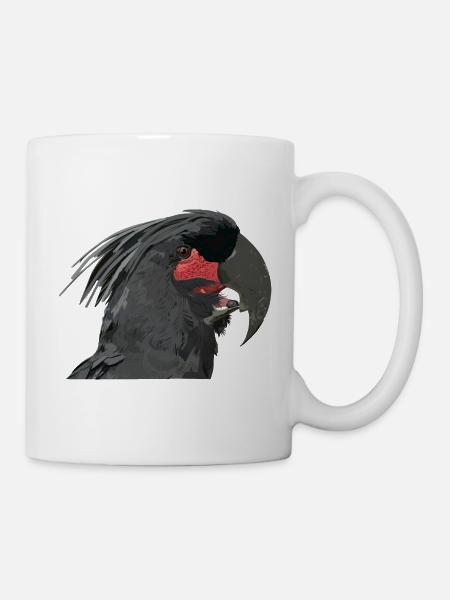 Palmkakadu - Tasse - Weiß