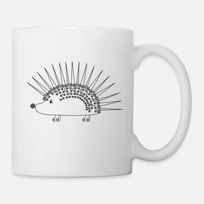Hedgehog - Mug - white