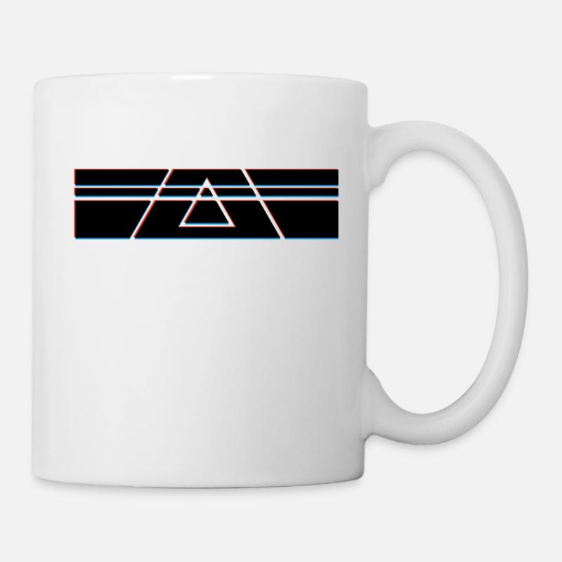Triangle Geometrie Hipster - Tasse - Weiß