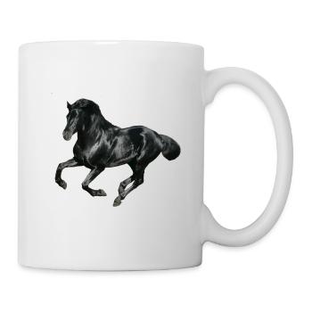 cheval - Mug blanc - blanc - Droite