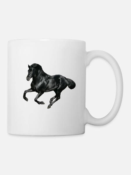 cheval - Mug blanc - blanc